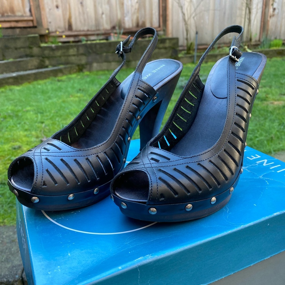 Nine West Wooden Heel